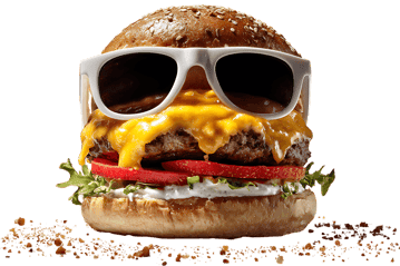 Cheeseburger in shades 😎