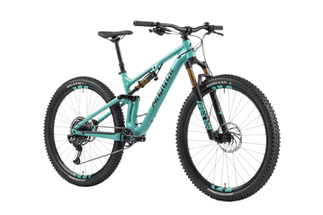 Teal mountain bike for outdoor adventures and cycling