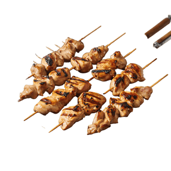 Delicious grilled chicken skewers, perfect for a summer barbecue.