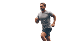 Man jogging fitness healthy lifestyle workout