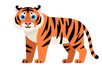 Cartoon tiger illustration922