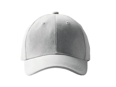 Classic white baseball cap